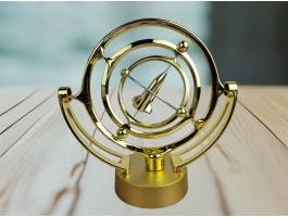 Маятник - вечный двигатель Космос Ракета Gold (24х24х10 см) пластик, работает от USB