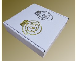 Маятник - вечный двигатель Космос GoldStar (24х24х10 см) пластик, работает от USB