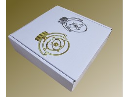 Маятник - вечный двигатель Космос GoldStar (24х24х10 см) пластик, работает от USB
