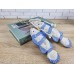 Декоративные деревянные рыбы 38 см (комплект 2шт) BLUE2