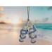 Декоративные деревянные рыбы 38 см (комплект 2шт) BLUE2