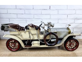 Фигурка  автомобиля  1909 ROLLS ROYCE SILVER GHOST, металл 38х14х16см Коллекционная модель
