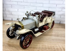 Фигурка  автомобиля  1909 ROLLS ROYCE SILVER GHOST, металл 38х14х16см Коллекционная модель