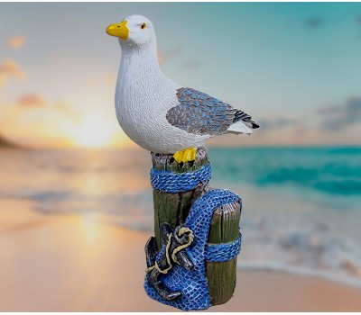 Статуэтка Чайка 17х6х12см, полистоун, морской декор GullAnchor Статуэтка Чайка 17х6х12см, полистоун, морской декор GullAnchor