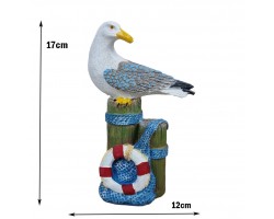 Статуэтка Чайка 17х6х12см, полистоун, морской декор GullKrug Статуэтка Чайка 17х6х12см, полистоун, морской декор GullKrug