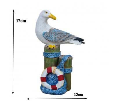 Статуэтка Чайка 17х6х12см, полистоун, морской декор GullKrug Статуэтка Чайка 17х6х12см, полистоун, морской декор GullKrug