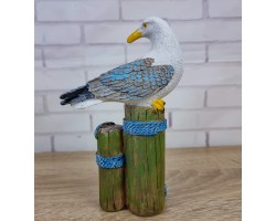 Статуэтка Чайка 17х6х12см, полистоун, морской декор GullKrug Статуэтка Чайка 17х6х12см, полистоун, морской декор GullKrug