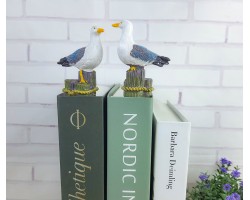 Статуэтка мини Чайка 7х5х3см, полистоун, (комплект 2 штуки ) Статуэтка мини Чайка 7х5х3см, полистоун, (комплект 2 штуки )