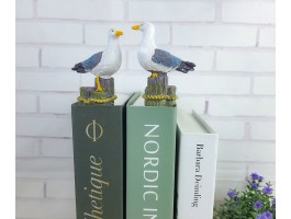 Статуэтка мини Чайка 7х5х3см, полистоун, (комплект 2 штуки ) Статуэтка мини Чайка 7х5х3см, полистоун, (комплект 2 штуки )