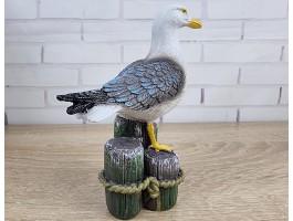Статуэтка  Чайка 15х6х11см, полистоун, морской декор GullNEW