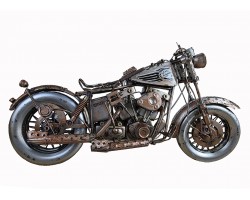 Модель мотоцикла INDIAN в стиле стимпанк. 34x12x15 см, металл. ручная работа Модель мотоцикла INDIAN в стиле стимпанк. 34x12x15 см, металл. ручная работа