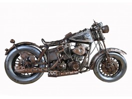 Модель мотоцикла INDIAN в стиле стимпанк. 34x12x15 см, металл. ручная работа Модель мотоцикла INDIAN в стиле стимпанк. 34x12x15 см, металл. ручная работа