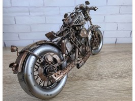 Модель мотоцикла INDIAN в стиле стимпанк. 34x12x15 см, металл. ручная работа Модель мотоцикла INDIAN в стиле стимпанк. 34x12x15 см, металл. ручная работа