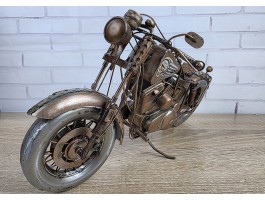 Модель мотоцикла INDIAN в стиле стимпанк. 34x12x15 см, металл. ручная работа Модель мотоцикла INDIAN в стиле стимпанк. 34x12x15 см, металл. ручная работа