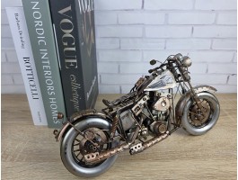Модель мотоцикла INDIAN в стиле стимпанк. 34x12x15 см, металл. ручная работа Модель мотоцикла INDIAN в стиле стимпанк. 34x12x15 см, металл. ручная работа