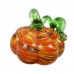 Тыква - Стеклянная фигурка в стиле Мурано. 10х10х7см  Вес 380г Orange