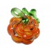 Тыква - Стеклянная фигурка в стиле Мурано. 10х10х7см  Вес 380г Orange
