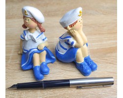 фигурки Юных Моряков new (комплект 2 шт) морской декор, 7х5х8см. фигурки Юных Моряков new (комплект 2 шт) морской декор, 7х5х8см.