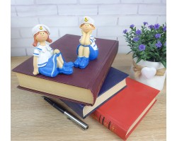 фигурки Юных Моряков new (комплект 2 шт) морской декор, 7х5х8см. фигурки Юных Моряков new (комплект 2 шт) морской декор, 7х5х8см.