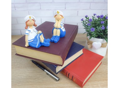 фигурки Юных Моряков new (комплект 2 шт) морской декор, 7х5х8см. фигурки Юных Моряков new (комплект 2 шт) морской декор, 7х5х8см.