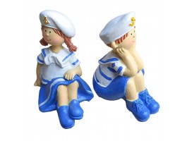 фигурки Юных Моряков new (комплект 2 шт) морской декор, 7х5х8см. фигурки Юных Моряков new (комплект 2 шт) морской декор, 7х5х8см.