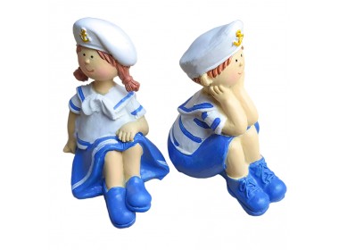 фигурки Юных Моряков new (комплект 2 шт) морской декор, 7х5х8см. фигурки Юных Моряков new (комплект 2 шт) морской декор, 7х5х8см.