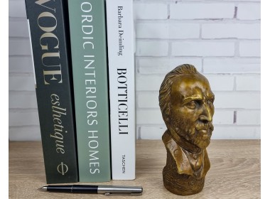 Бюст Винсент ван Гог.  Бронза, высота 16 см. Антик