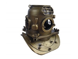 Карандашница Водолазный шлем 16х15х15 см. металл, вес 630гр.