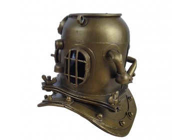 Карандашница Водолазный шлем 16х15х15 см. металл, вес 630гр. Карандашница Водолазный шлем 16х15х15 см. металл, вес 630гр.