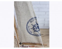 Яхта  36х4х20 см, дерево, парусина,  морской декор Rustic