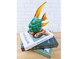 Стеклянная фигурка Рыбка в стиле Мурано. 19X20 см Yellow Fin