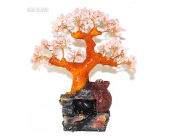 Фонтан настольный "Розовое Дерево",35см подсветка