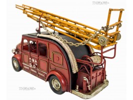 Ретро модель пожарной машины с лестницей