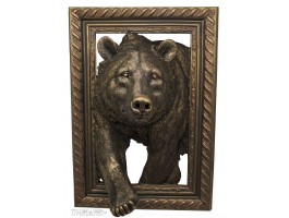 Панно объемное Медведь , 45Х32 см