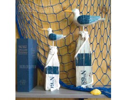 Декоративные Чайки (комплект 2 шт- 30 см, 40 см) синие 