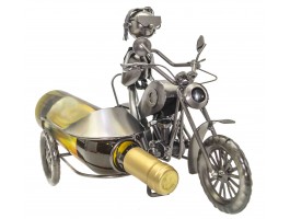 Лихой Мотоциклист  Подставка для  бутылки металл