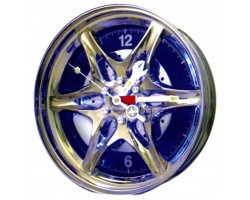 Часы колесо "диск 27 см" с подсветкой