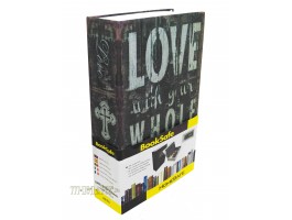 Книга сейф с кодовым замком Love| 18см