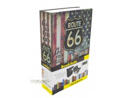 Книга сейф с кодовым замком ROUTE66| 18см