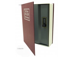Книга сейф с кодовым замком The new english dictionary Bordo| 18см