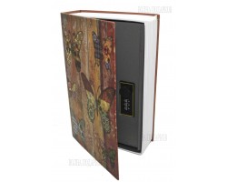 Книга сейф с кодовым замком  Butterfly| 24см