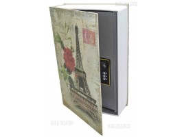 Книга сейф с кодовым замком  Paris| 24см