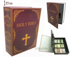 Книга сейф с кодовым замком Bible| 27см