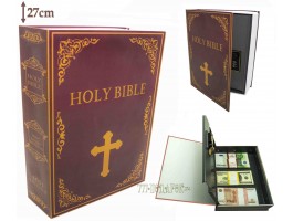 Книга сейф с кодовым замком Bible| 27см