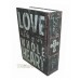 Книга сейф с кодовым замком Love| 27см