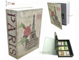 Книга сейф с кодовым замком PARIS| 27см